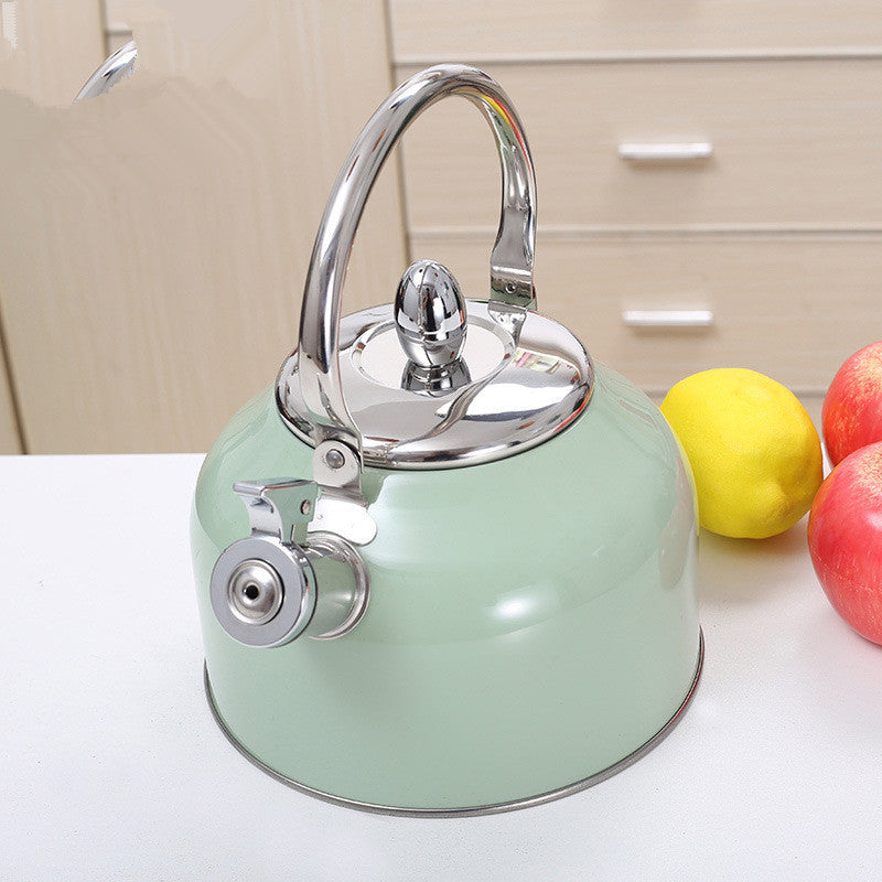 3L Coffee Tea Kettle With Stainless Steel Handle Whistle Kettle